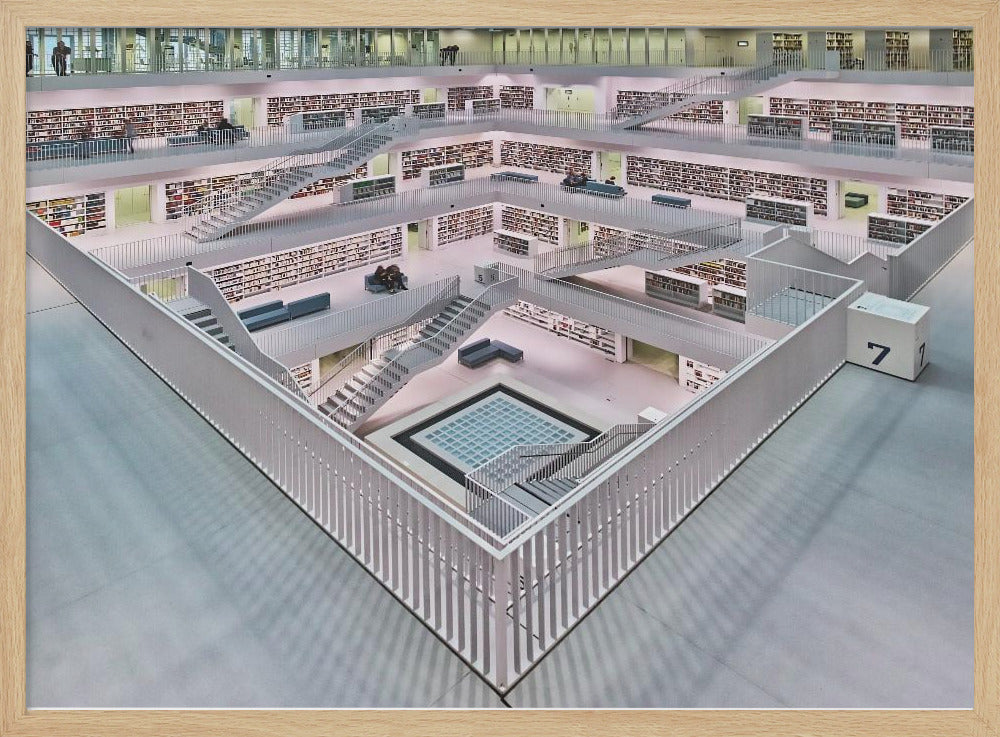 Stadtbibliothek Stuttgart inner space I | Poster