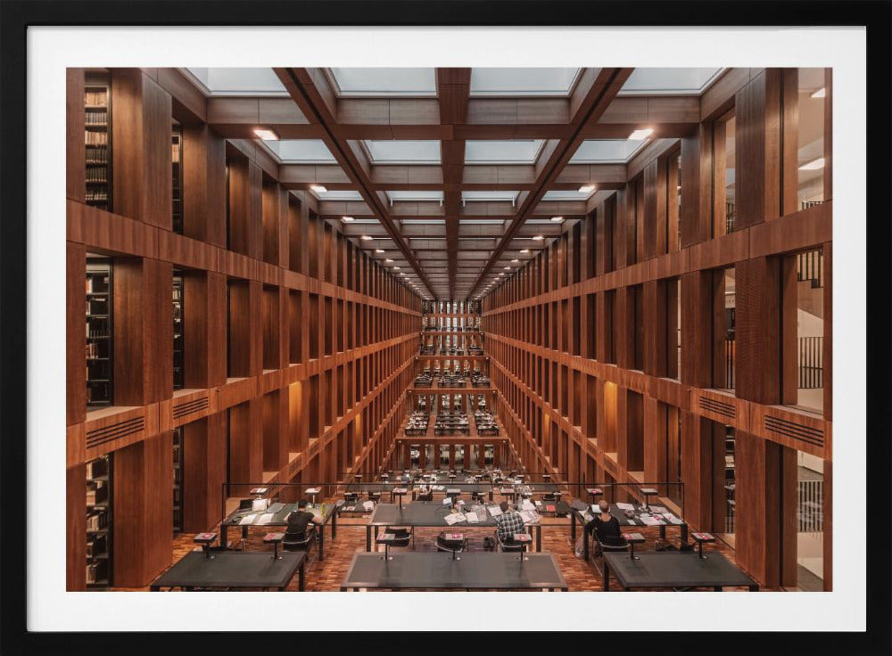 Bibliothek in Berlin. | Poster