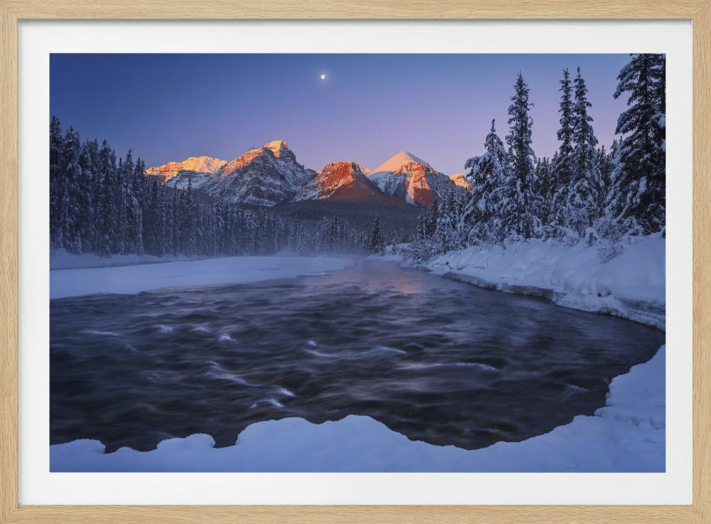 Kanadische Rockies im Winter | Poster