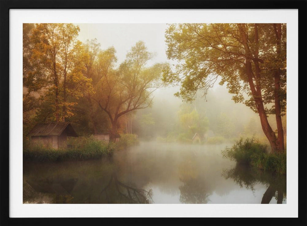 Nebliger Herbst | Poster