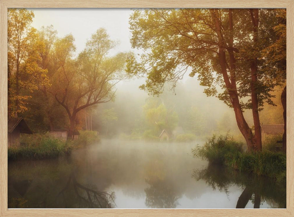 Nebliger Herbst | Poster