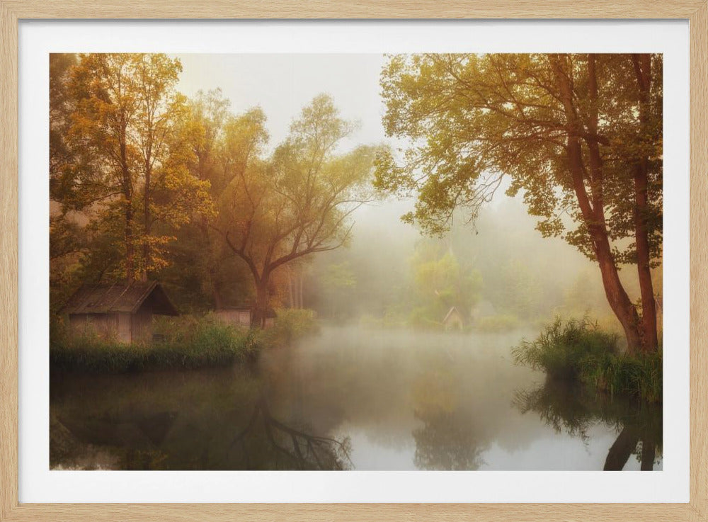 Nebliger Herbst | Poster