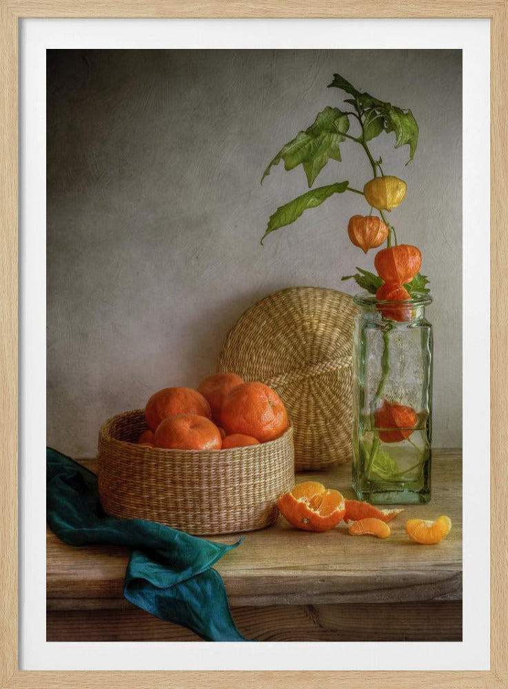 Stillleben mit Clementinen | Poster