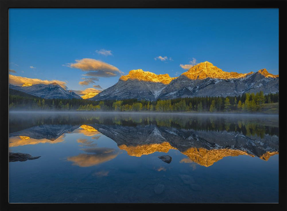 Ein perfekter Morgen in den kanadischen Rocky Mountains | Poster