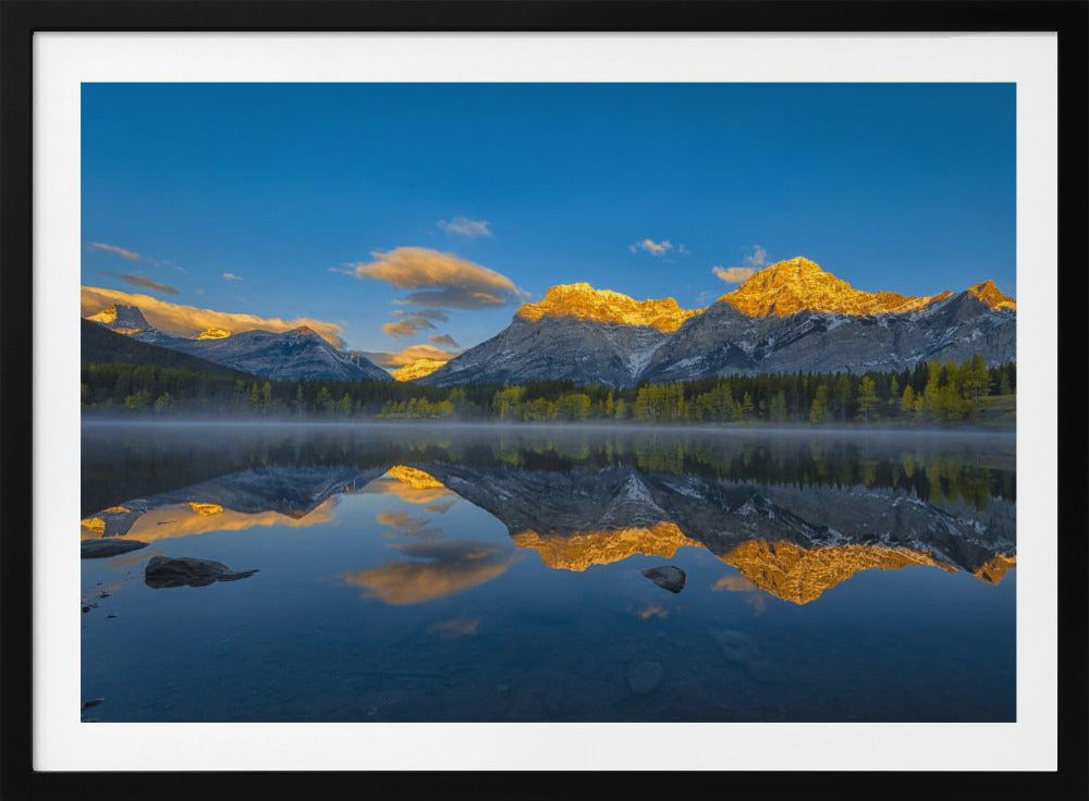 Ein perfekter Morgen in den kanadischen Rocky Mountains | Poster
