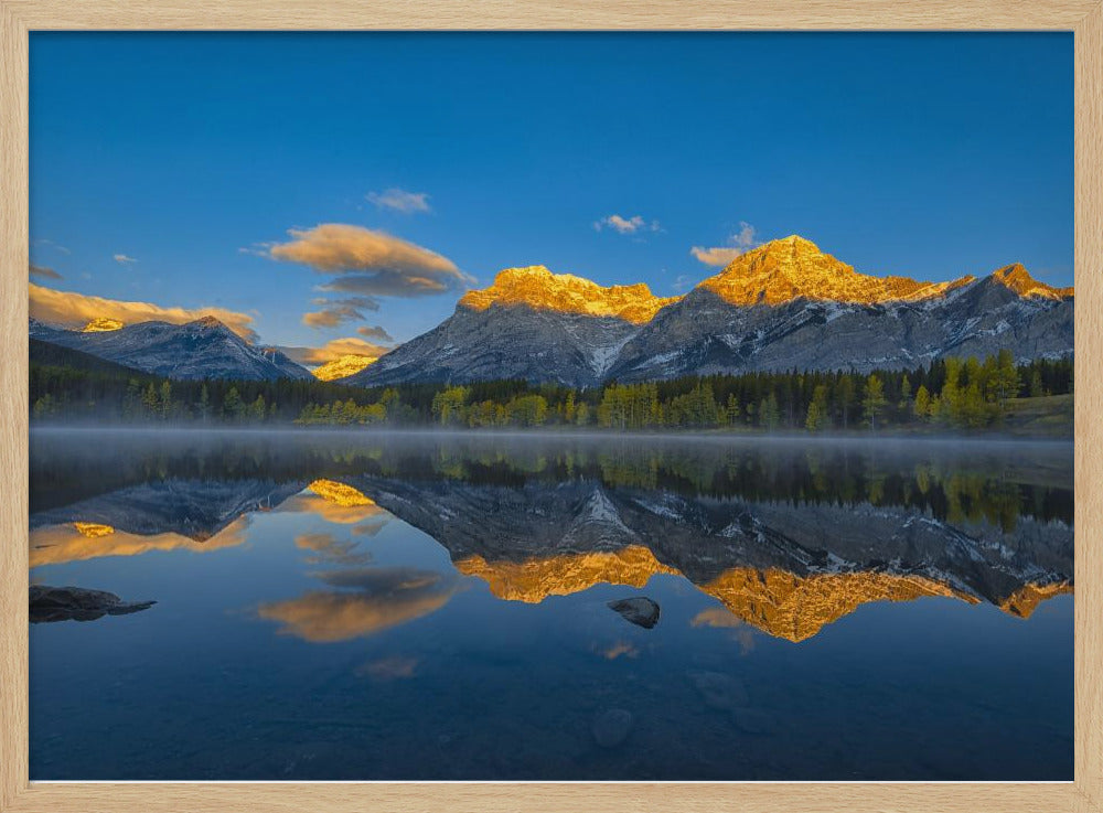 Ein perfekter Morgen in den kanadischen Rocky Mountains | Poster