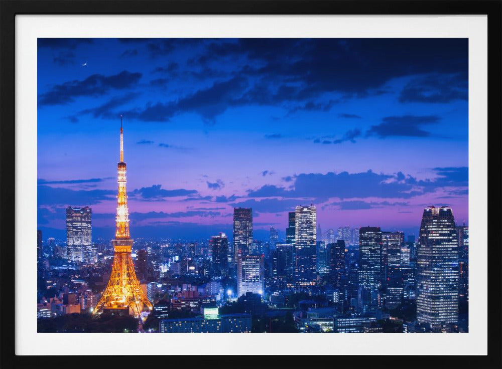 Tokio Nachtansicht | Poster