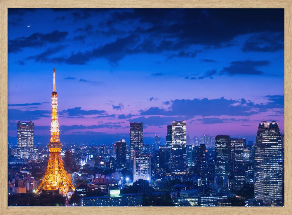 Tokio Nachtansicht | Poster