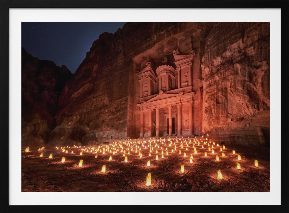 Petra bei Nacht | Poster