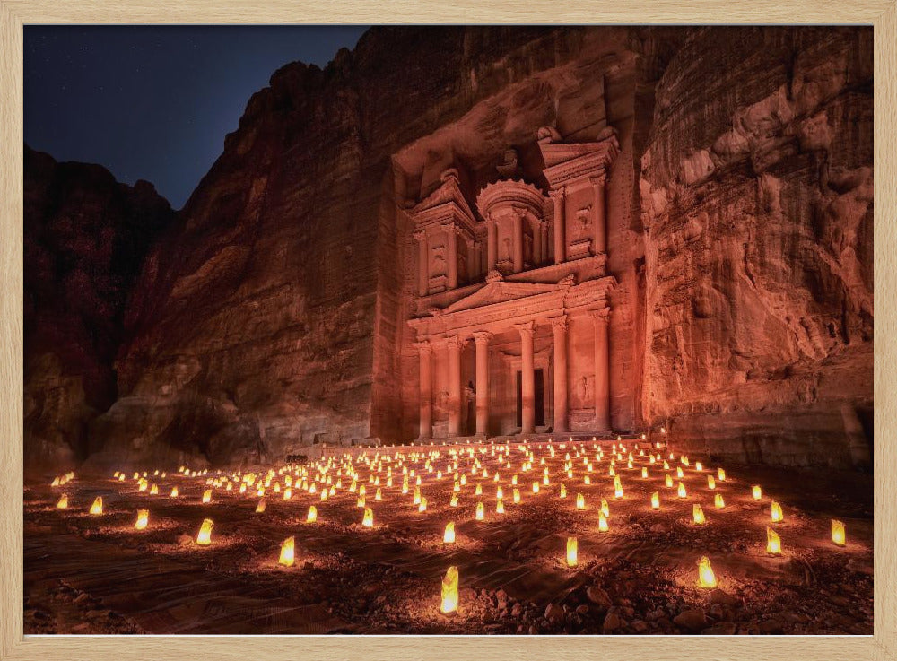 Petra bei Nacht | Poster