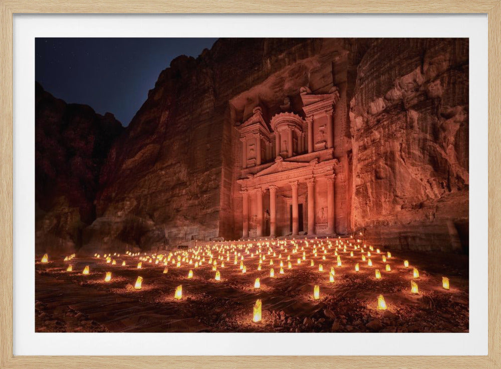 Petra bei Nacht | Poster