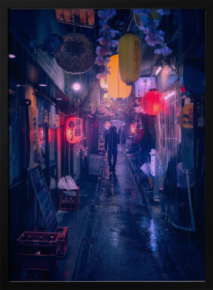 Tokio Blauer Regen | Poster