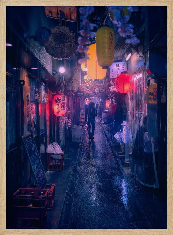 Tokio Blauer Regen | Poster