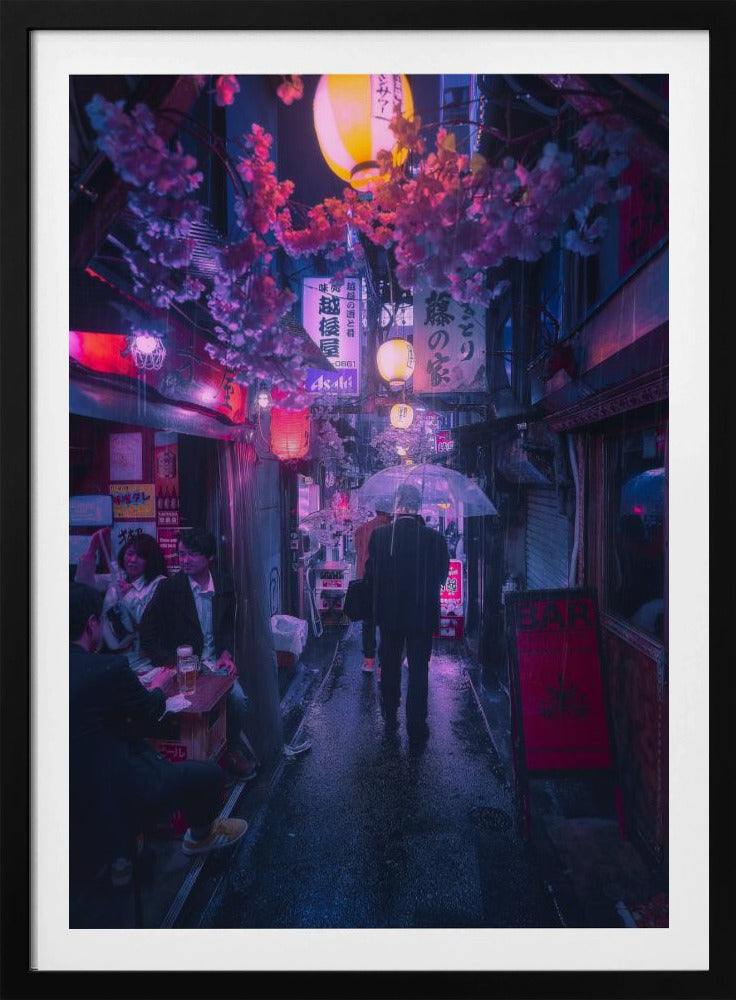 Tokio Blauer Regen | Poster