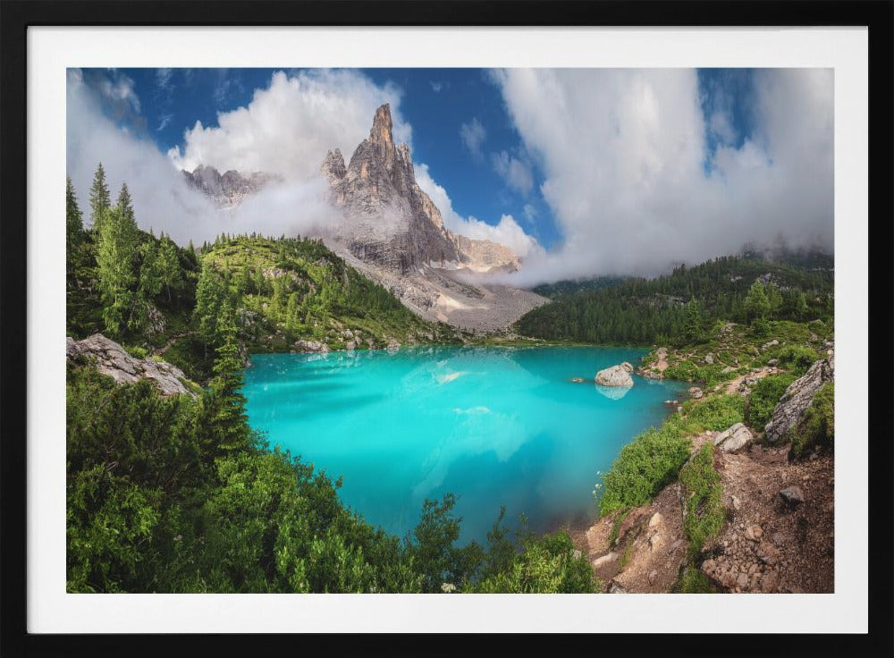 Venetien - Lago di Sorapis Panorama | Poster
