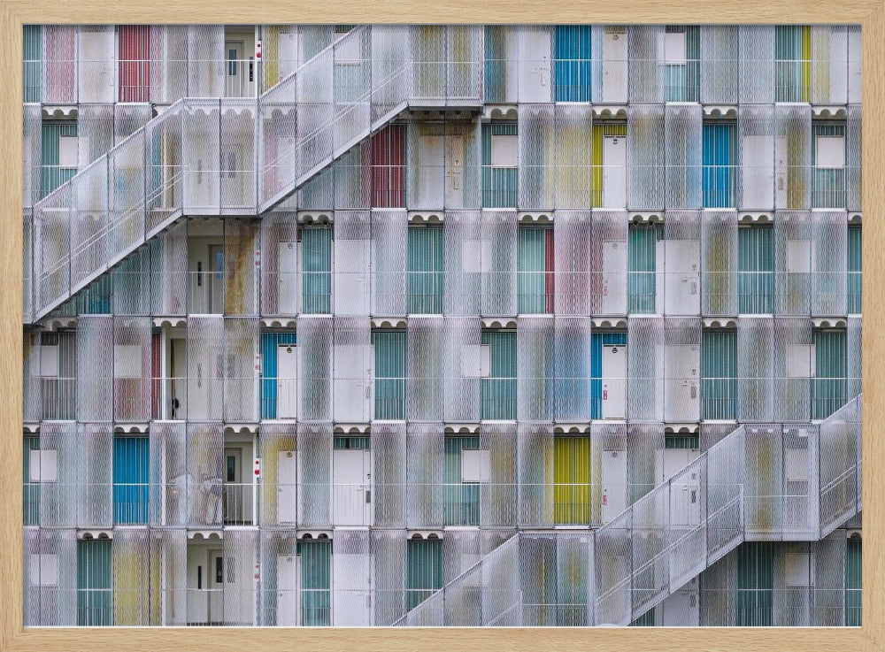 Pastellfarbene Türen | Poster