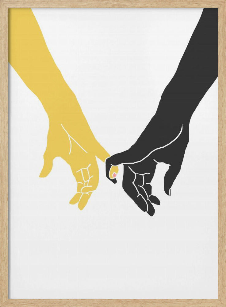 Hände Pinky | Poster