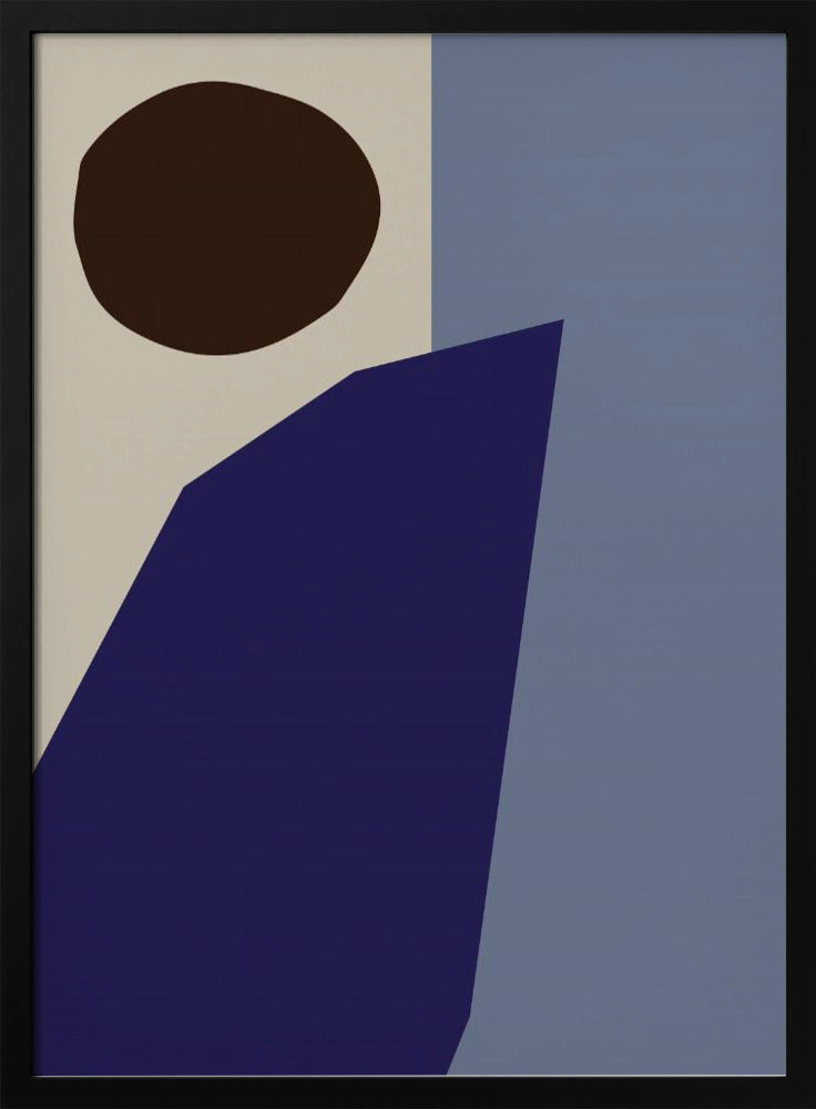 Color Blocks 02 Blue | Poster