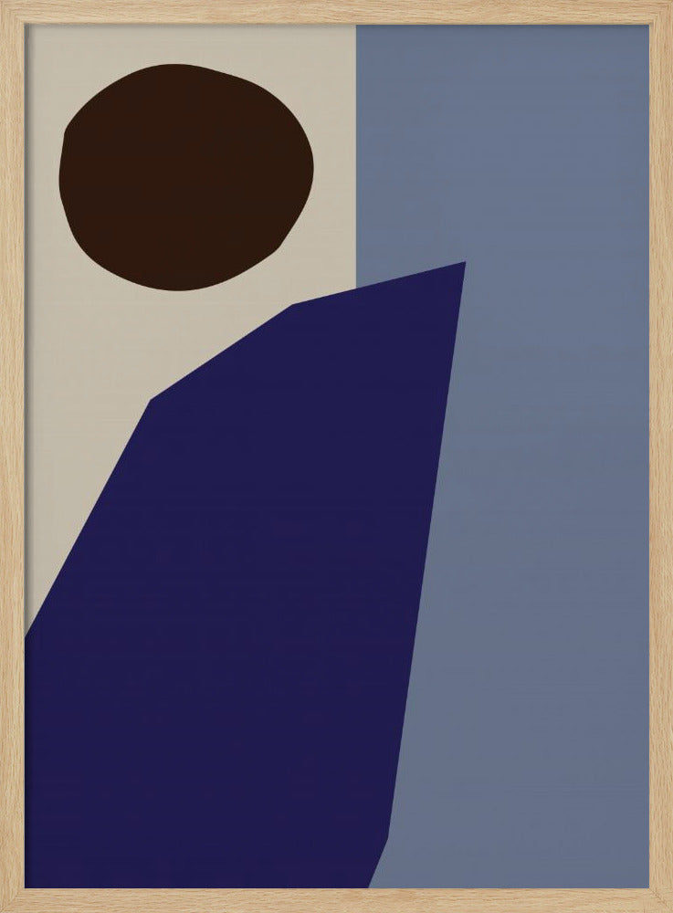Color Blocks 02 Blue | Poster