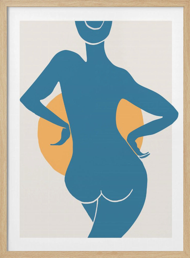 Blaue Frau | Poster
