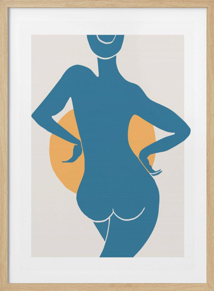 Blaue Frau | Poster