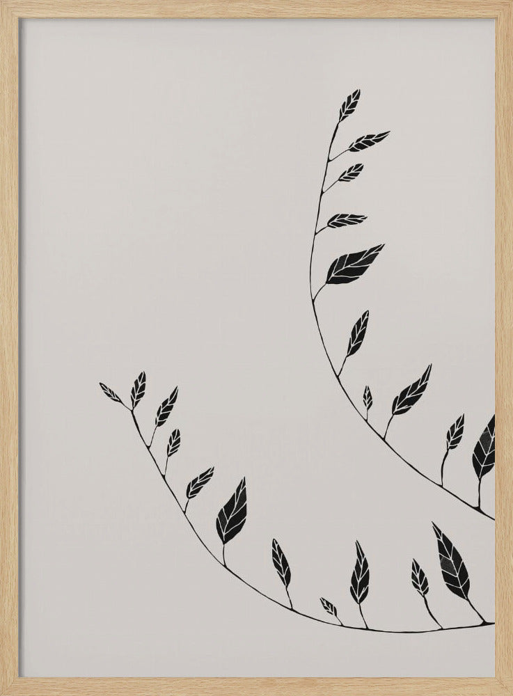 Gewellte Zweige | Poster