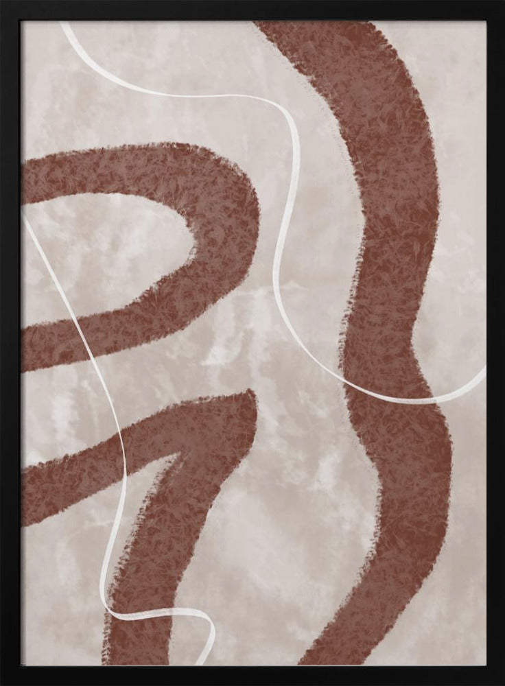 Abstraktes Flaum | Poster