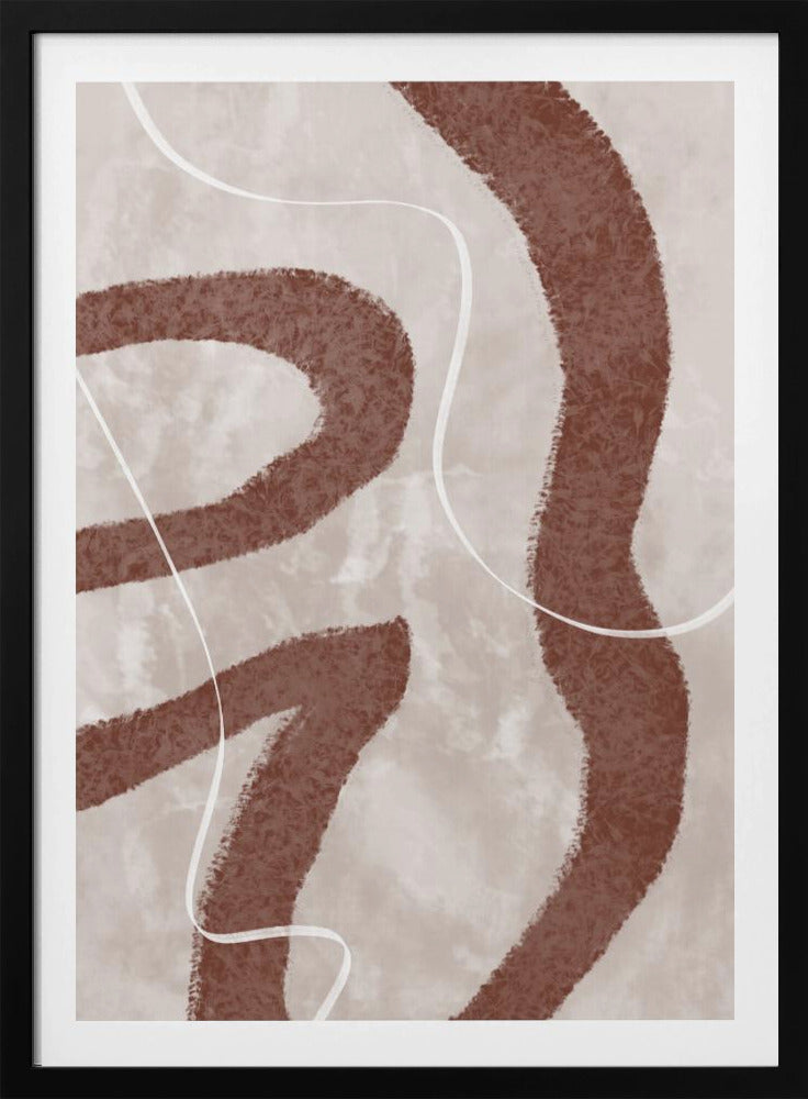 Abstraktes Flaum | Poster
