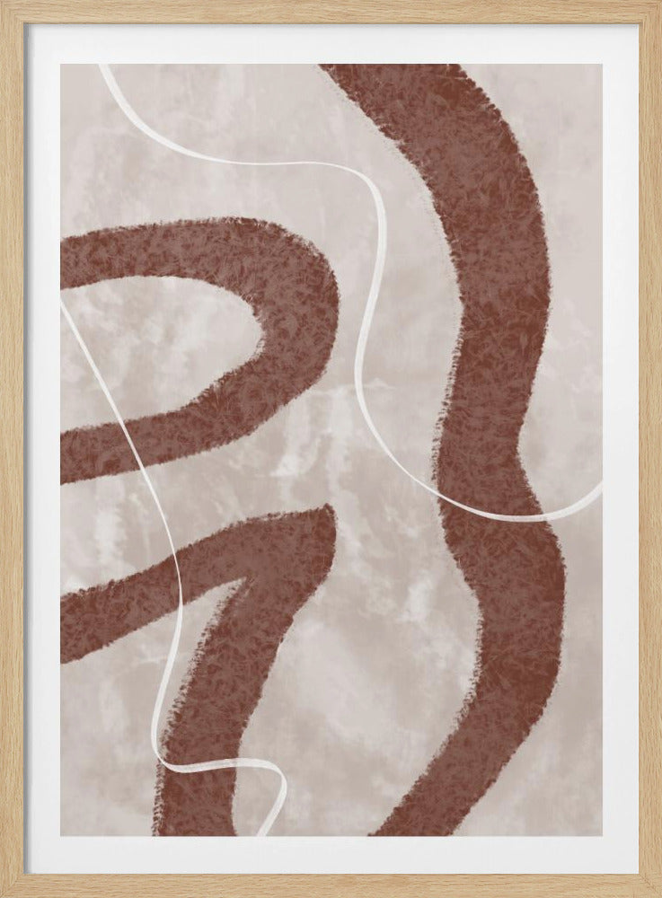 Abstraktes Flaum | Poster