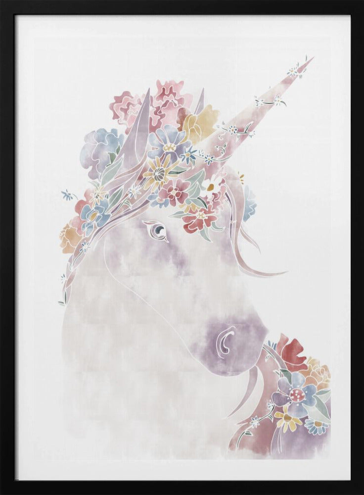 Unicorn Floral | Poster