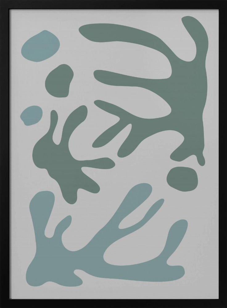Seaweed Teal No 1 | Poster