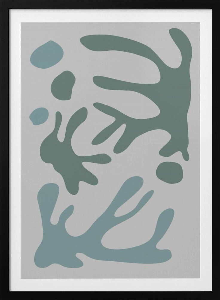 Seaweed Teal No 1 | Poster