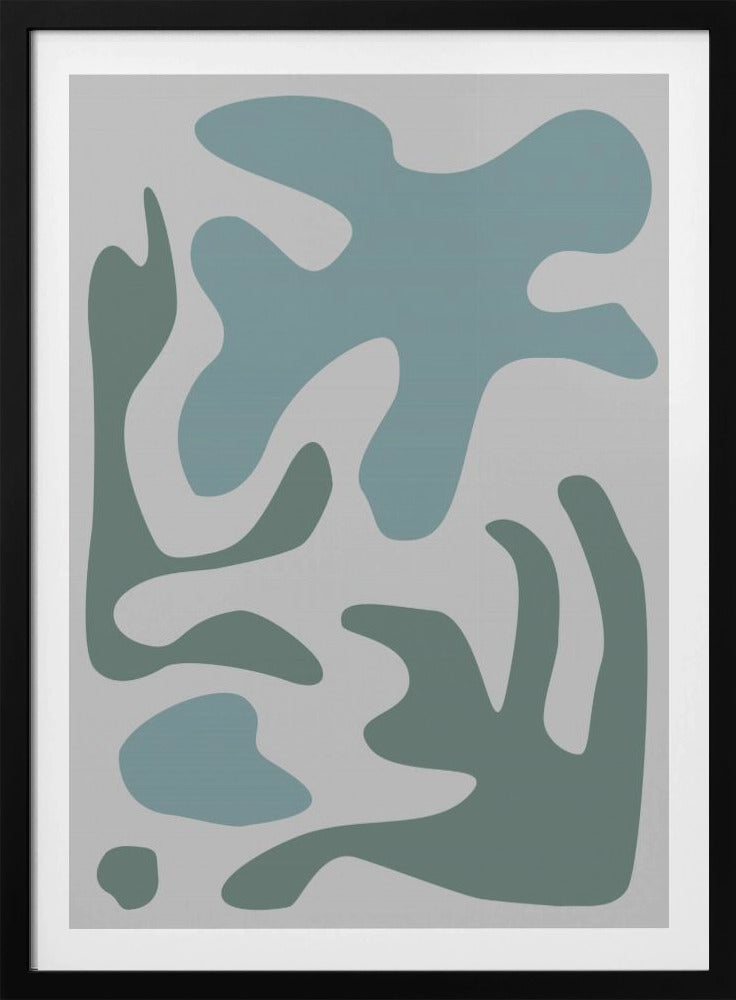 Seaweed Teal No 2 | Poster