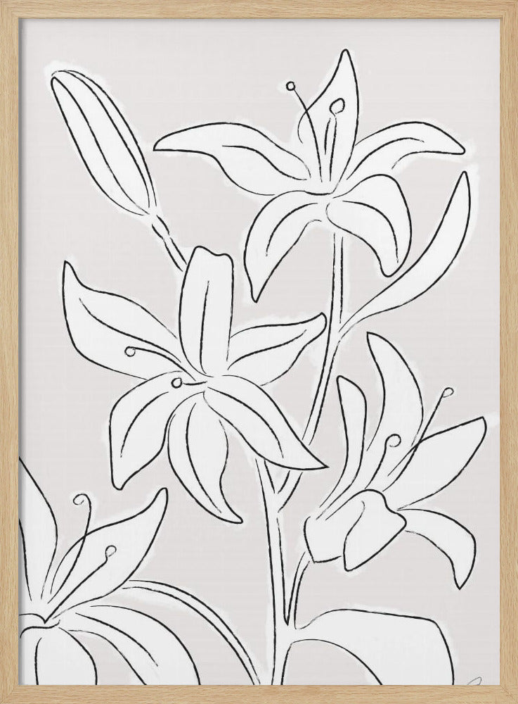 Lillies No 03 | Poster