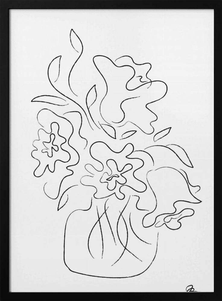 Flower Bouquet White | Poster