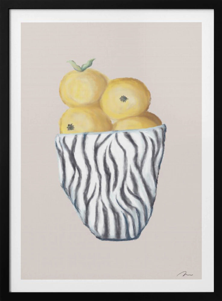 Zebra-Schüssel | Poster