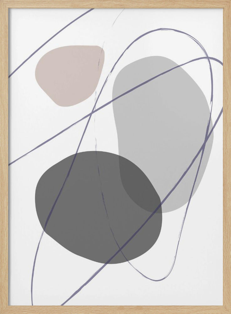 New Shapes Beige Nr. 2 | Poster