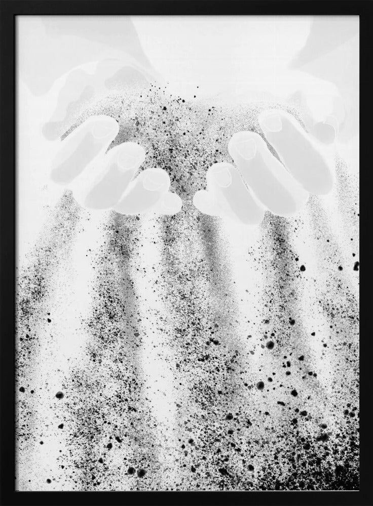 Hands Sand | Poster