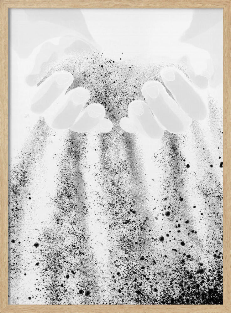 Hands Sand | Poster