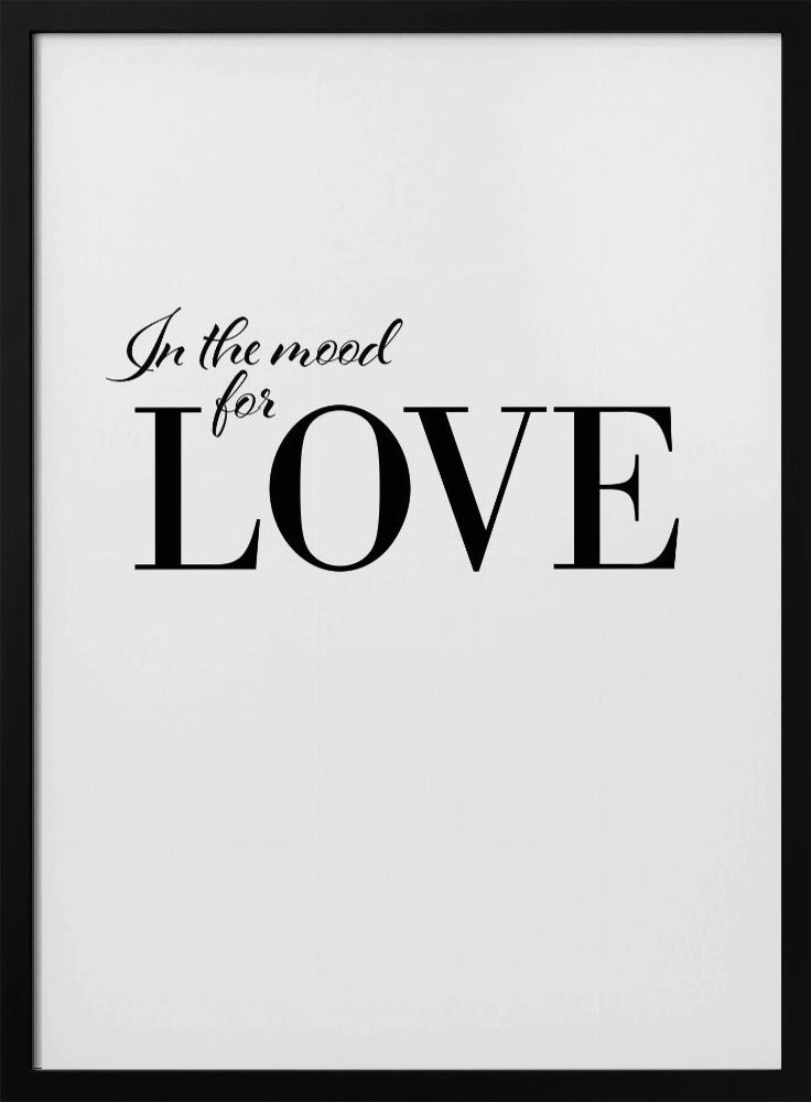 In der Stimmung für Liebe | Poster