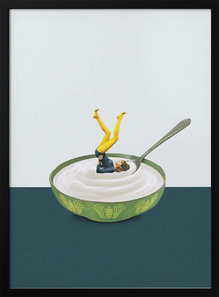 Yoga in meinem Joghurt | Poster