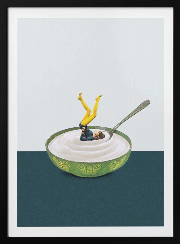 Yoga in meinem Joghurt | Poster
