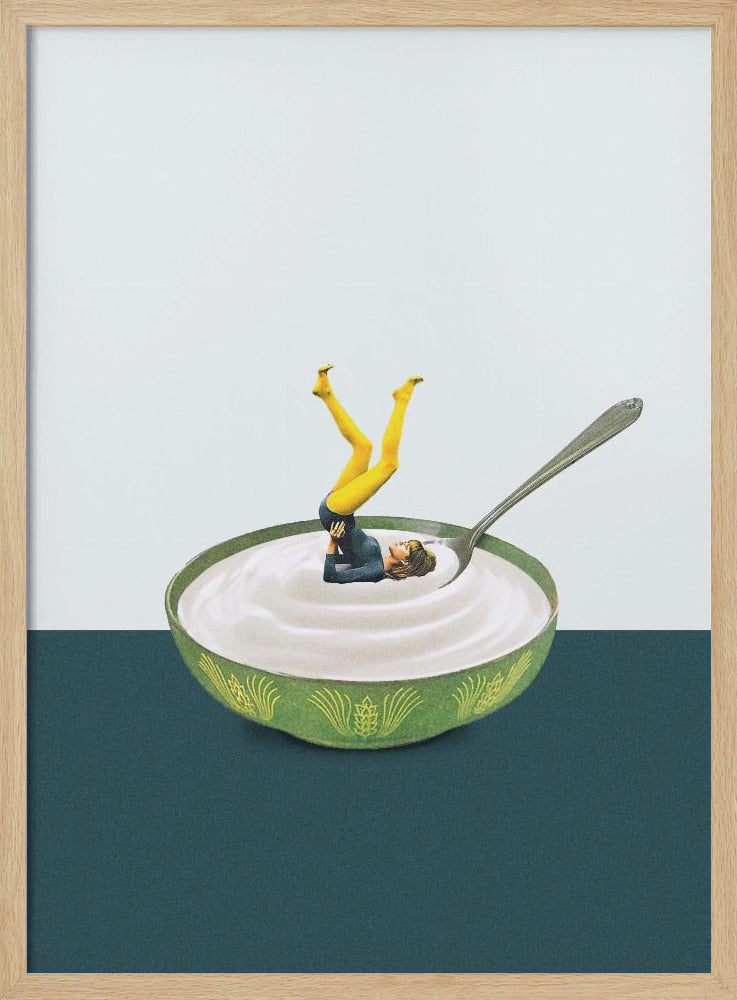 Yoga in meinem Joghurt | Poster