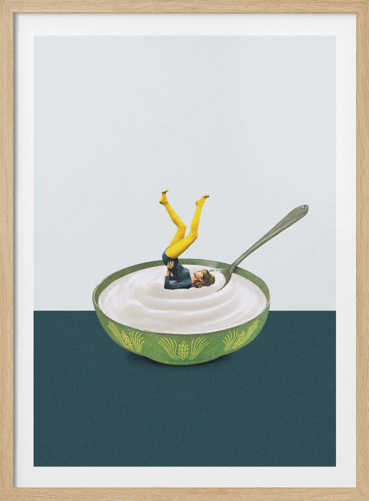 Yoga in meinem Joghurt | Poster