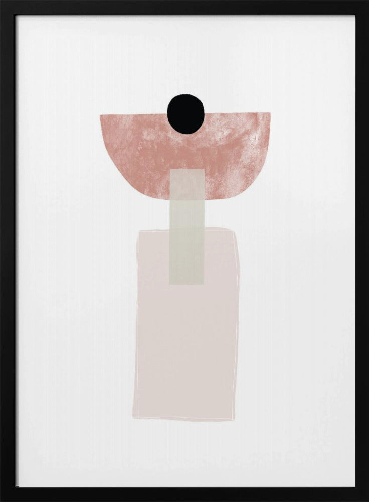 Geometric Shapes in Soft Earthy Tones | Poster