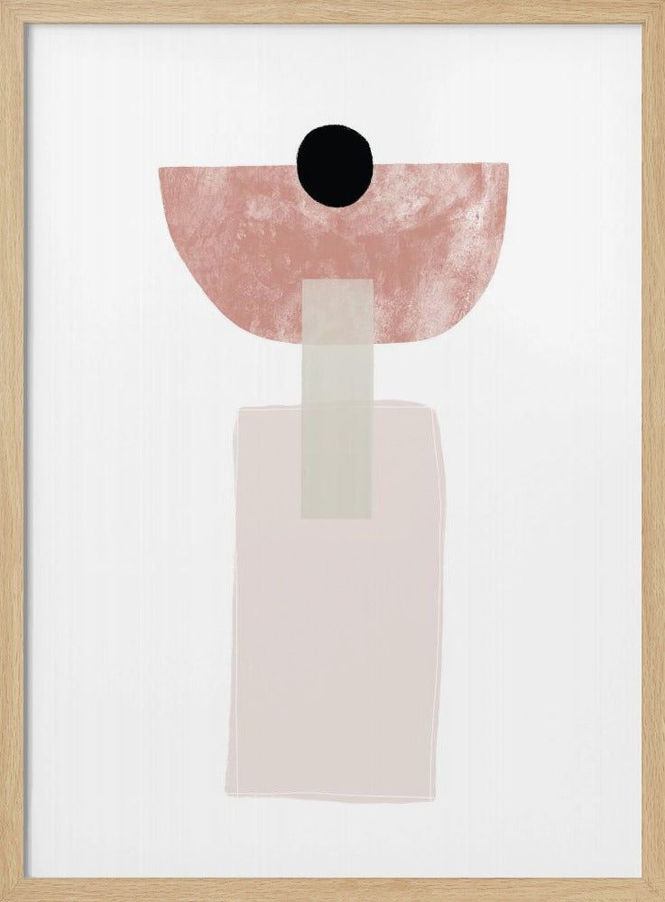 Geometric Shapes in Soft Earthy Tones | Poster