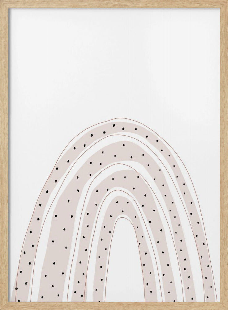 Gepunktete, gewölbte Eleganz | Poster