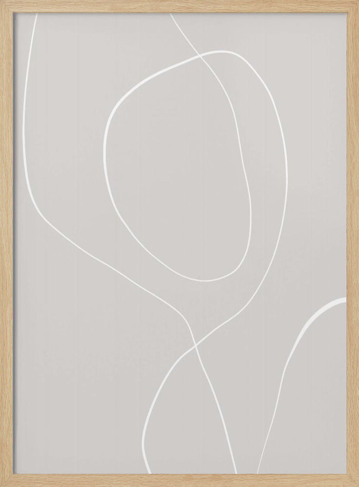 Fließende Linien Harmonie | Poster
