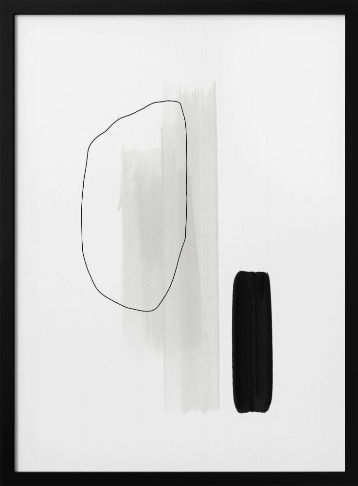 Monochrome Elemente | Poster