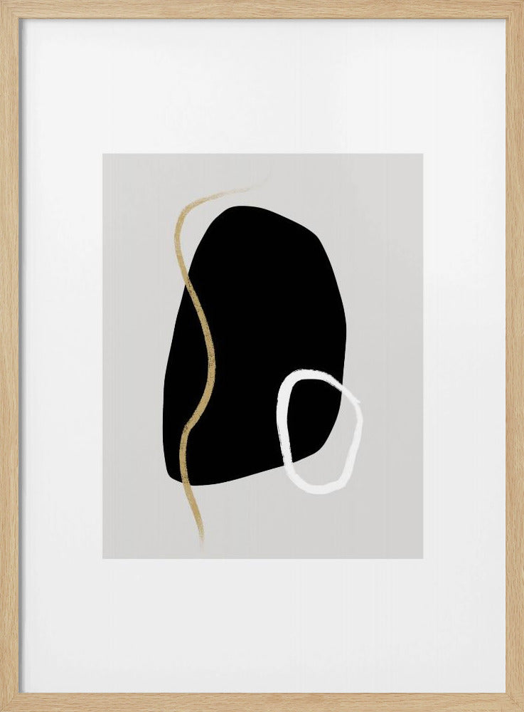 Bold Black Shapes | Poster